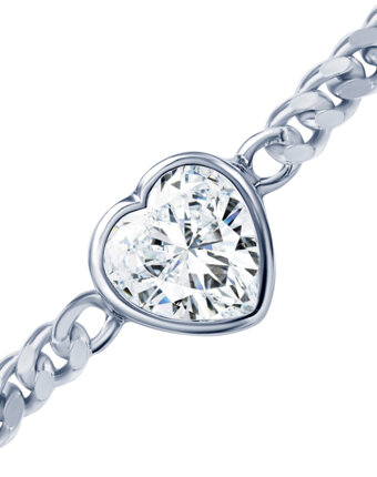 Серебряный браслет с фианитом Ангел MIE женщинам