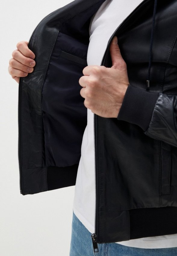 Куртка кожаная Urban Fashion for Men