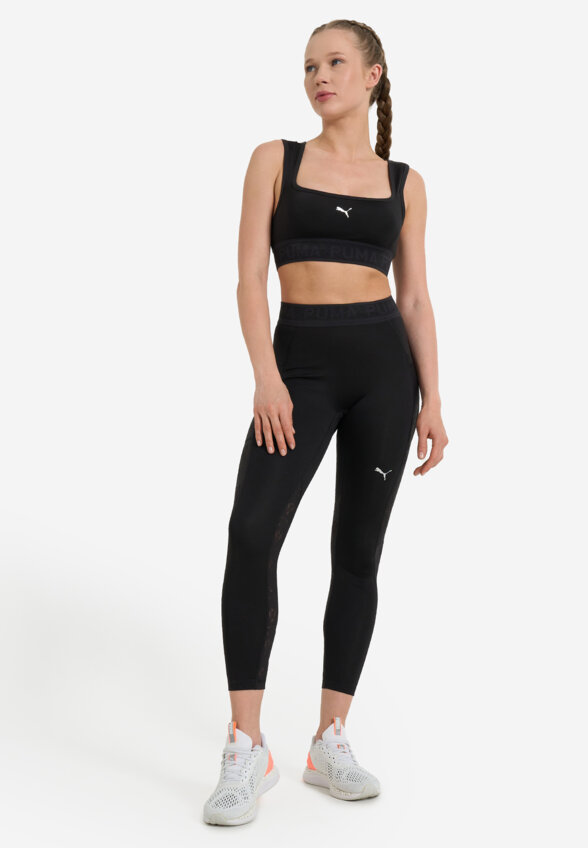 Топ бра спортивный PUMA Move Lace Bra, Черный