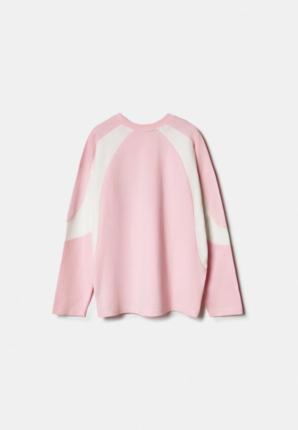 Лонгслив оверсайз в гоночном стиле для девочек