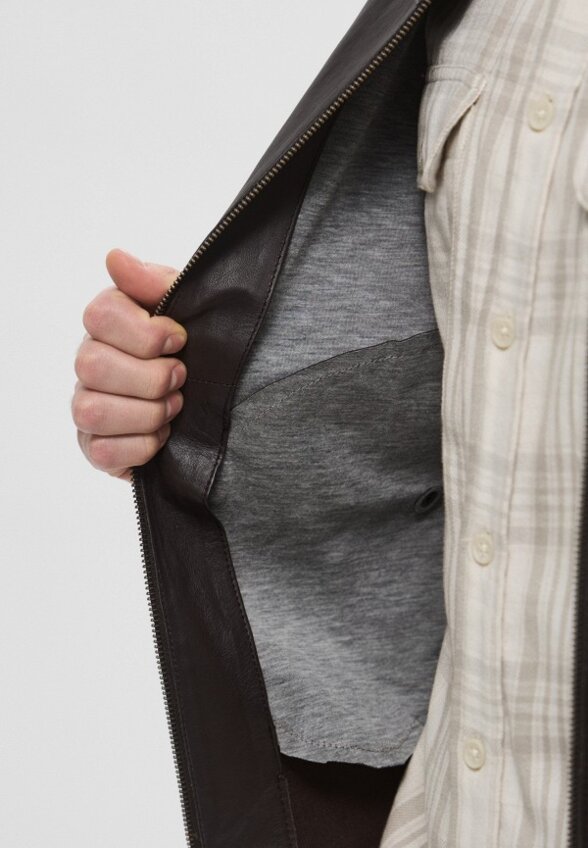 Куртка кожаная Blouson