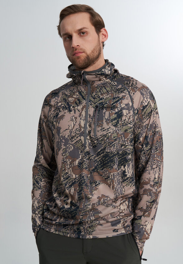 Лонгслив мужской Remington Foliage Anti-Mosquito, Серый