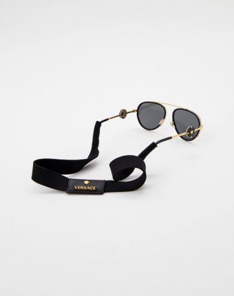 Очки солнцезащитные и шнурок Versace женщинам