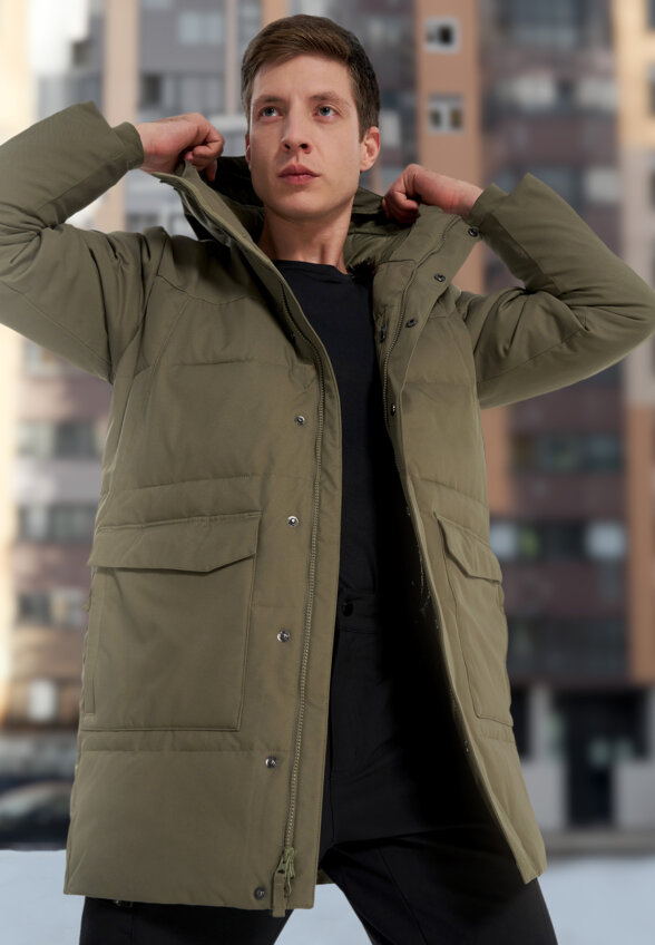 Куртка утепленная мужская Columbia Cedar Summit II Mid Insulated Jacket, Зеленый