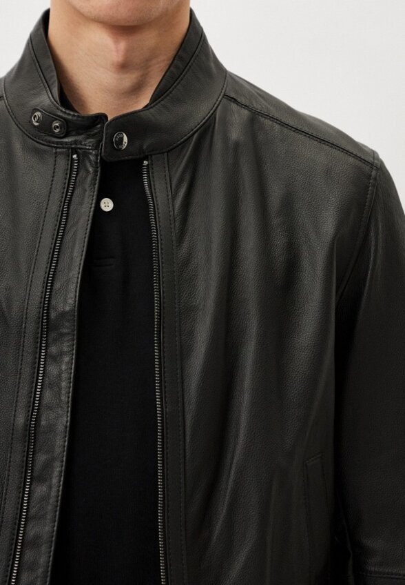 Куртка кожаная Boss