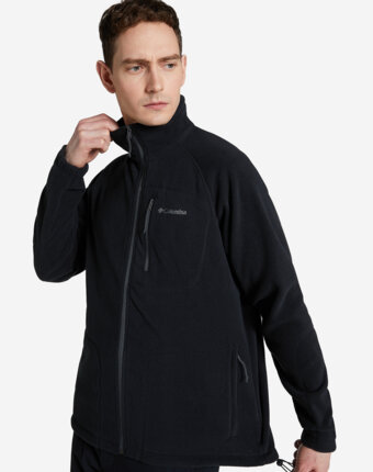 Джемпер флисовый мужской Columbia Fast Trek Ii Full Zip Fleece, Черный женщинам