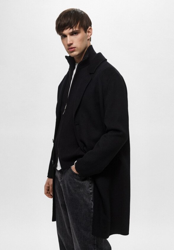 Пальто однобортное Mademan
