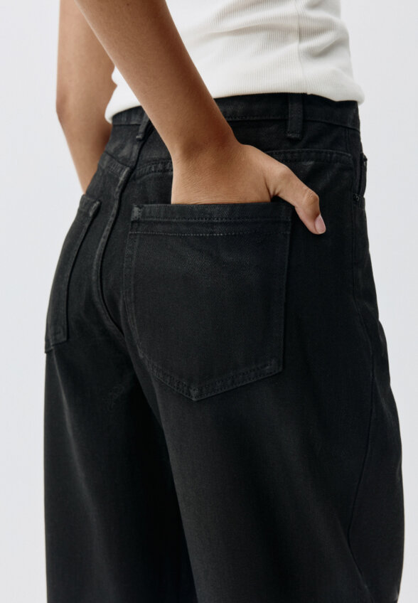 Джинсы Baggy Fit с высокой посадкой