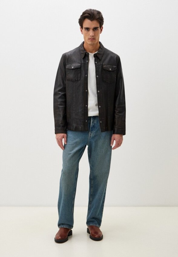 Куртка кожаная Jorg Weber