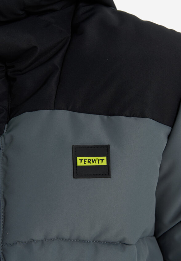 Пуховик для мальчиков Termit, Серый