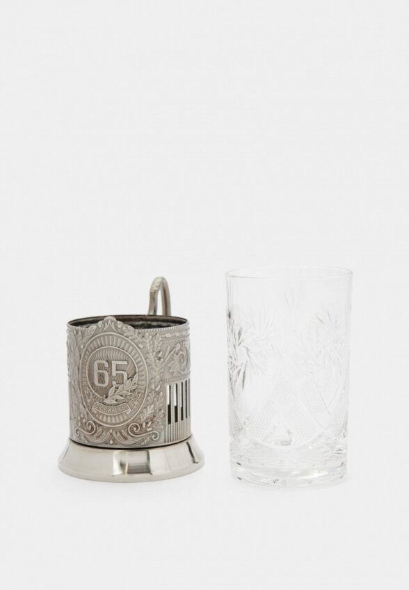 Стакан с подставкой Кольчугинский мельхиор