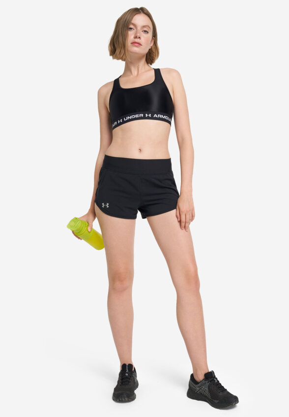 Шорты женские Under Armour Run Speedpocket, Черный