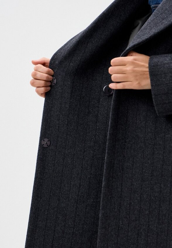 Пальто-кокон Снежная Королева