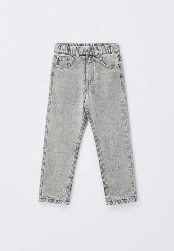 Утепленные джинсы Mom fit для девочек