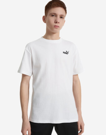 Футболка для мальчиков PUMA Small No. 1 Logo Relaxed, Белый женщинам