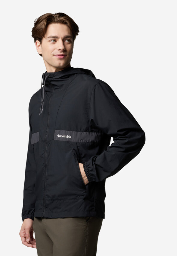 Ветровка мужская Columbia Spire Valley Hooded Windbreaker, Черный