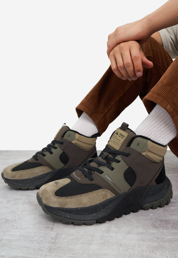 Кроссовки утепленные мужские Kappa Giusto, Коричневый