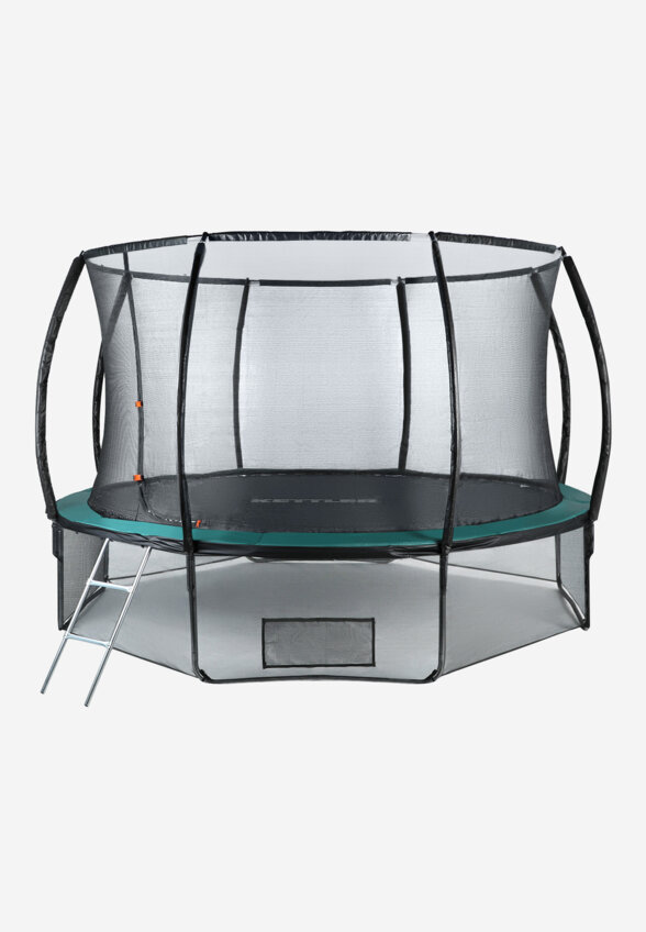 Батут KETTLER Wallaroo-12 Ft с внутренней сеткой, 366 см, Черный