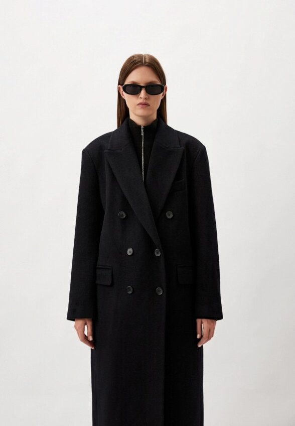 Пальто двубортное BLCV