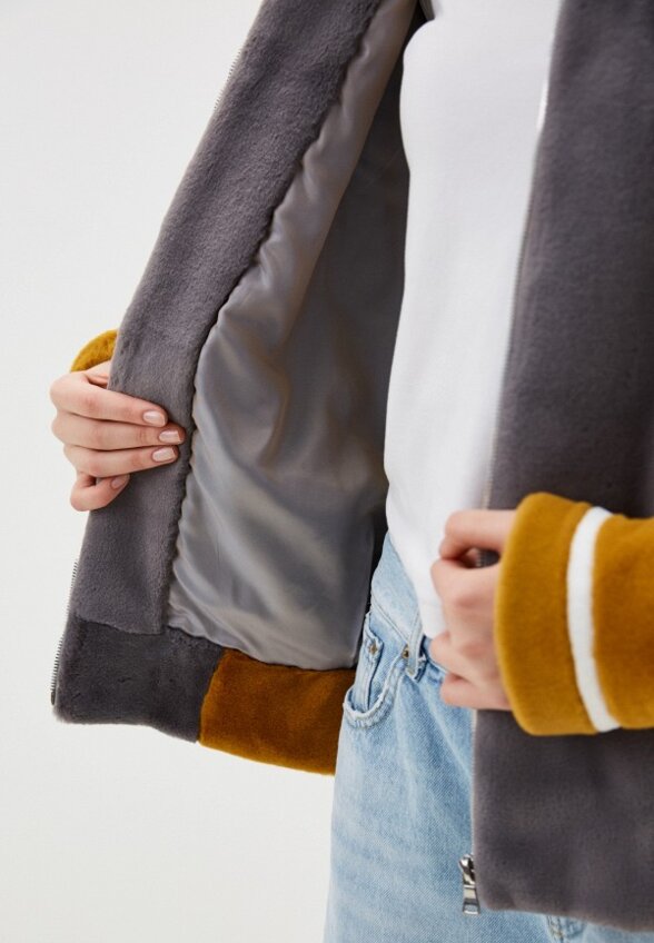 Бомбер меховой Alef