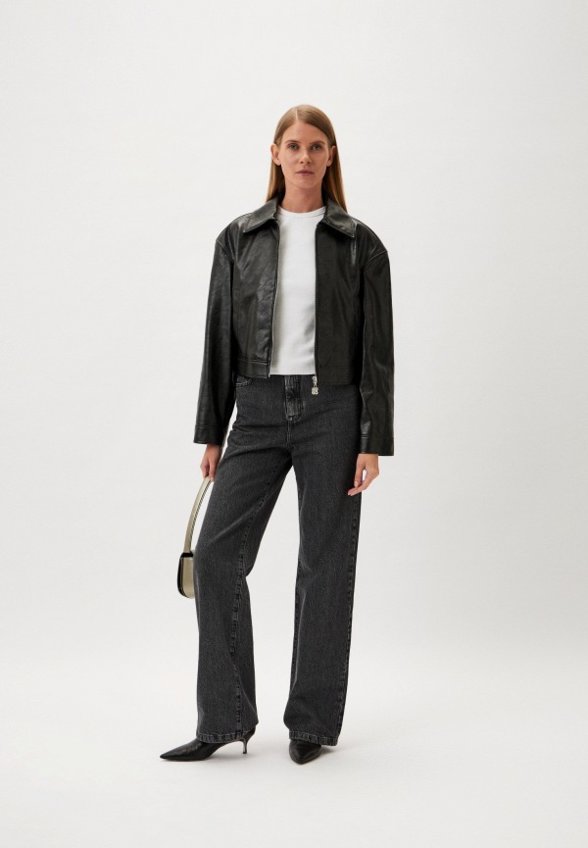 Куртка кожаная Hugo