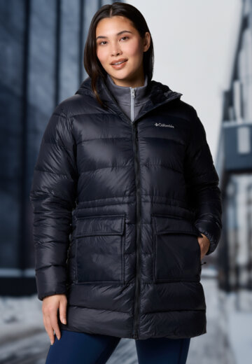 Пуховик женский Columbia Harmony Falls Mid Down Jacket, Черный