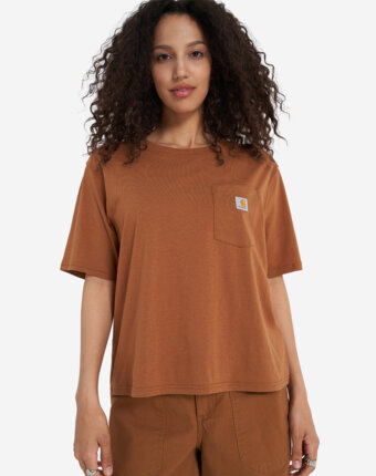 Футболка женская Carhartt, Коричневый женщинам