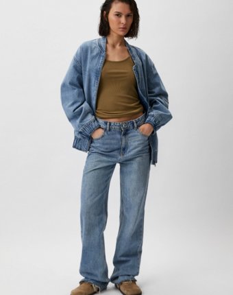 Куртка джинсовая Mango женщинам