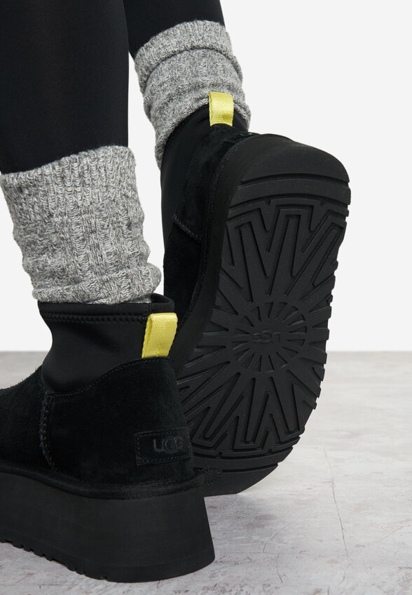Угги женские UGG Classic Mini Dipper, Черный
