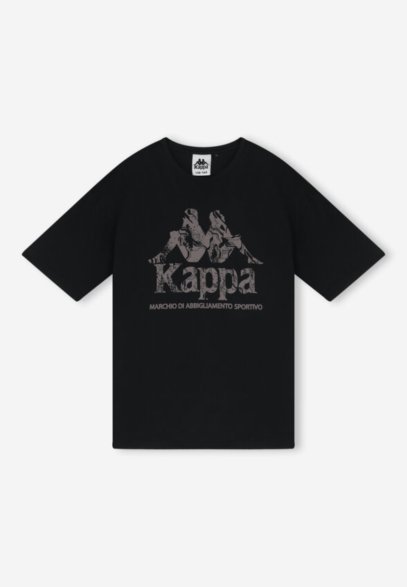 Футболка для мальчиков оверсайз Kappa, Черный
