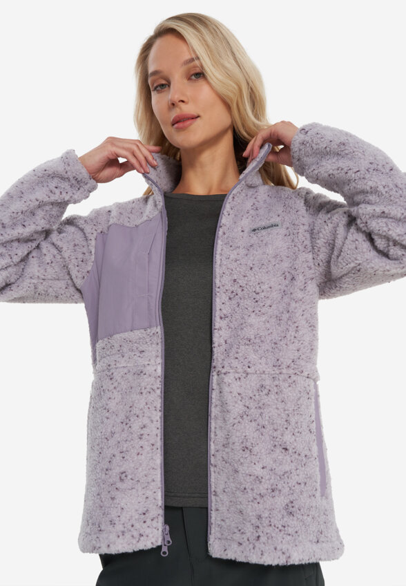 Джемпер флисовый женский Columbia Stellar Path Fleece Full Zip, Фиолетовый