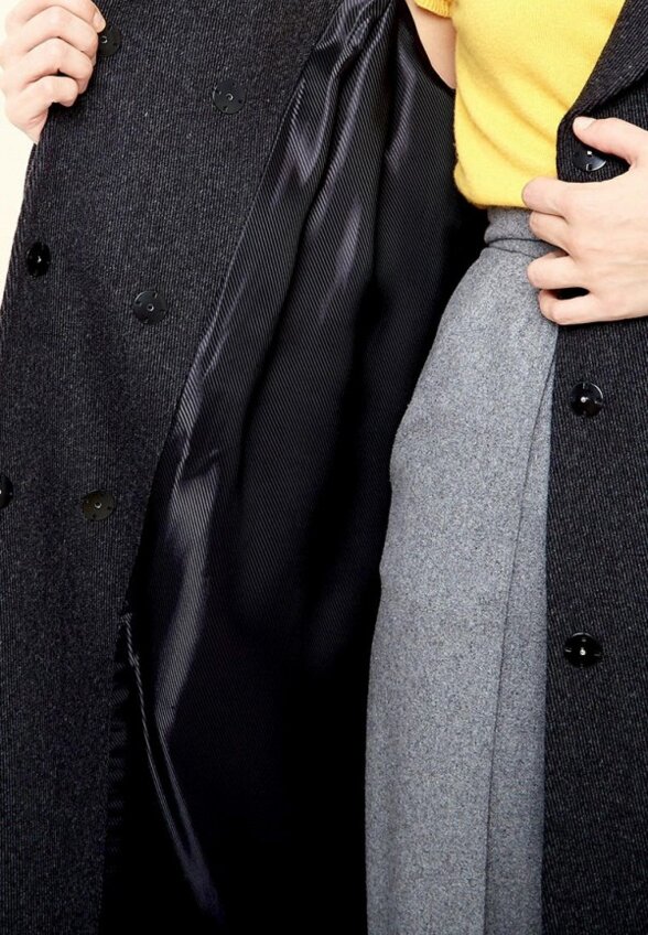 Пальто двубортное Rozhkova