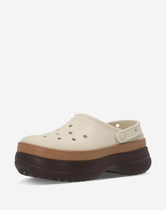 Сабо женские Crocs Classic Stacked, Бежевый женщинам