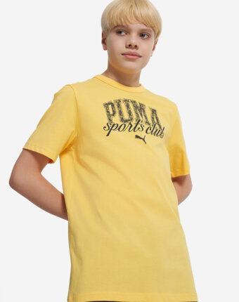 Футболка для мальчиков PUMA Classic Graphic, Желтый женщинам