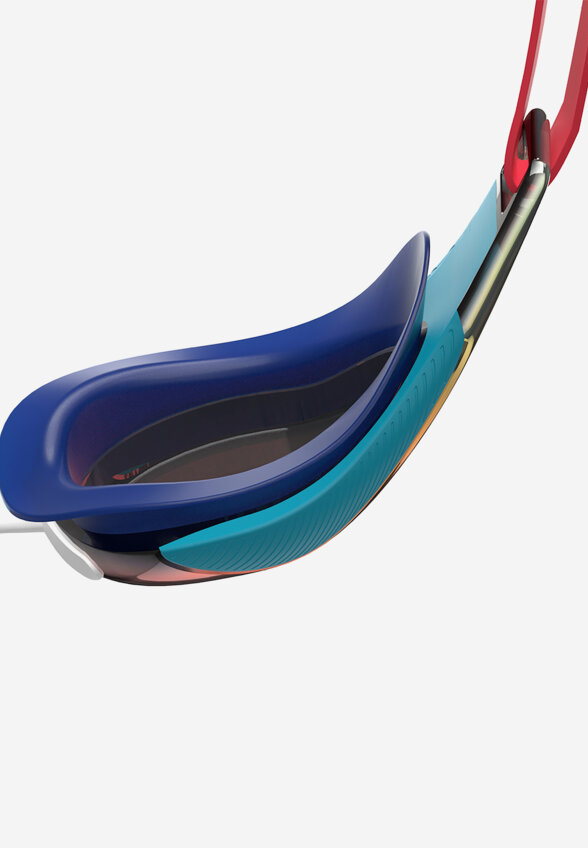 Очки для плавания детские Speedo Fastskin Hyper Elite Mirror, Красный