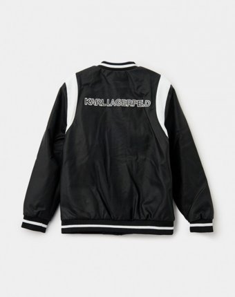 Куртка кожаная Karl Lagerfeld Kids детям