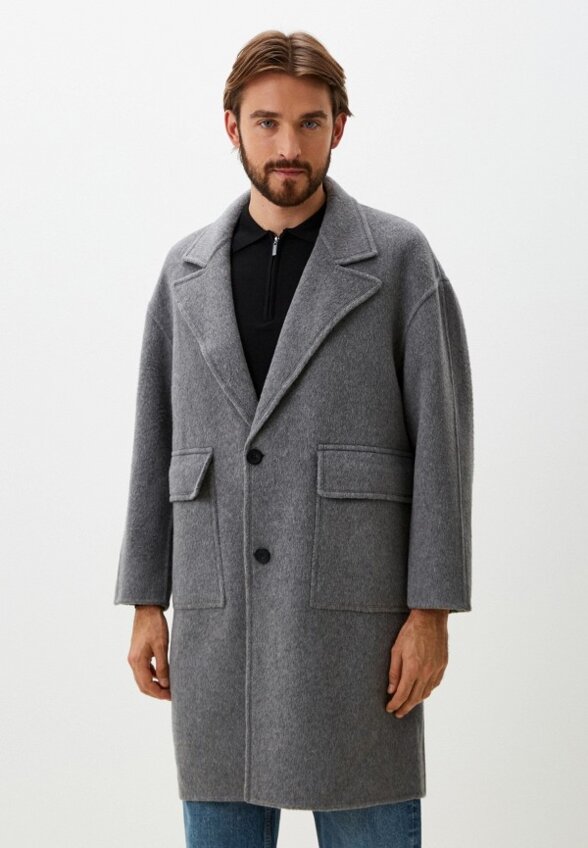 Пальто однобортное Rushbay