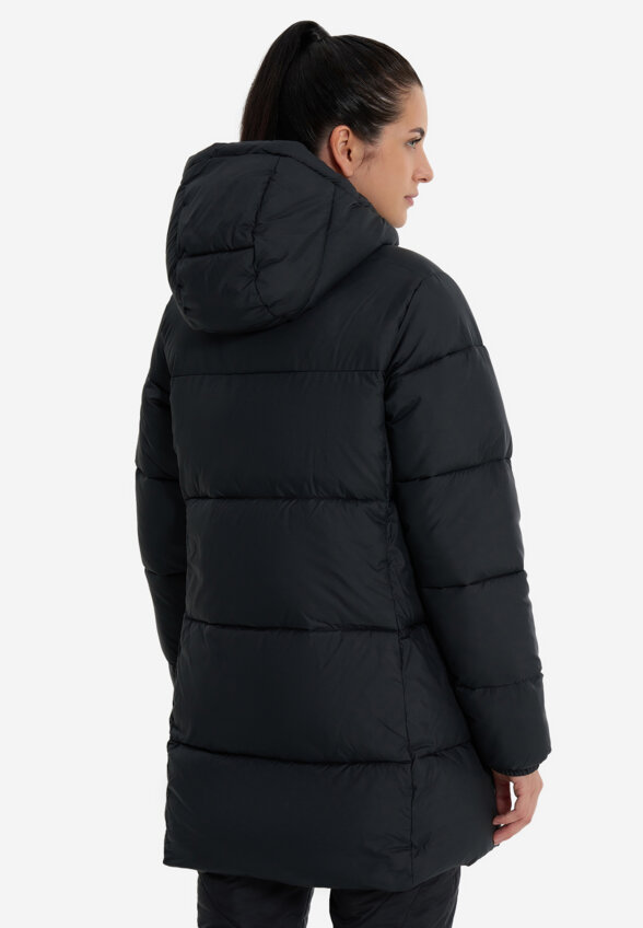 Куртка утепленная женская Columbia Puffect II Mid Hooded Jacket, Черный
