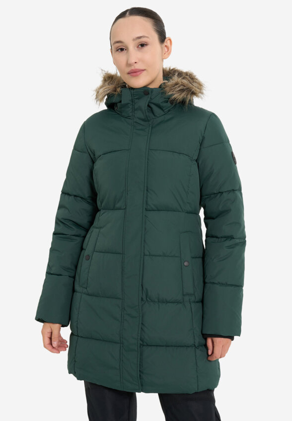 Пуховик женский IcePeak Adaire, Зеленый