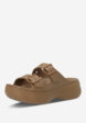Сандалии женские Crocs Saturday Platform, Коричневый2  - превью