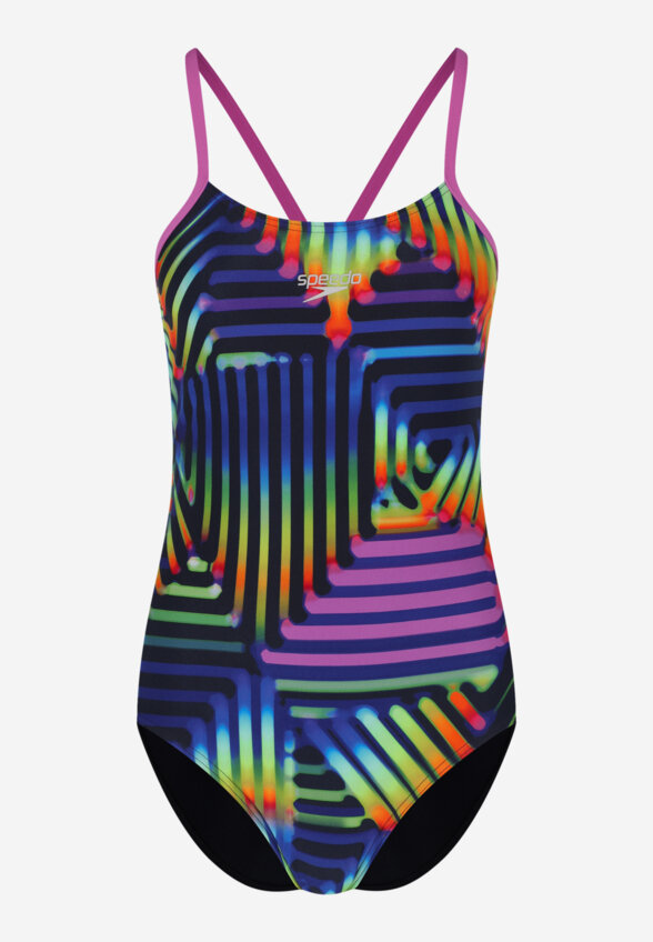 Купальник слитный женский Speedo Alov, Фиолетовый