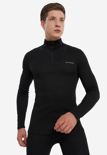 Термобелье верх мужское Zanier, Черный