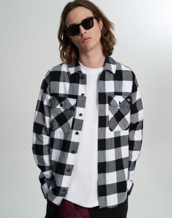 Рубашка мужская DICKIES Sacramento, Черный женщинам