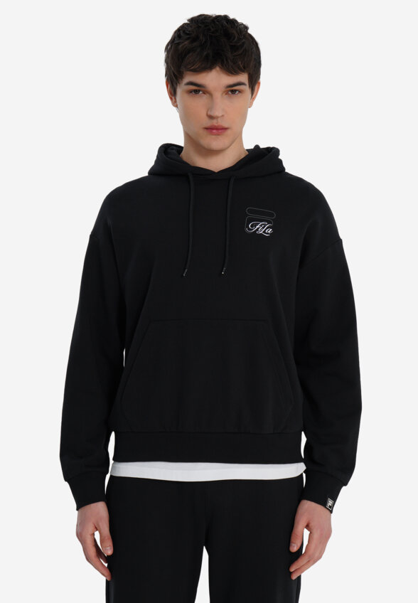 Худи мужское оверсайз FILA, Черный