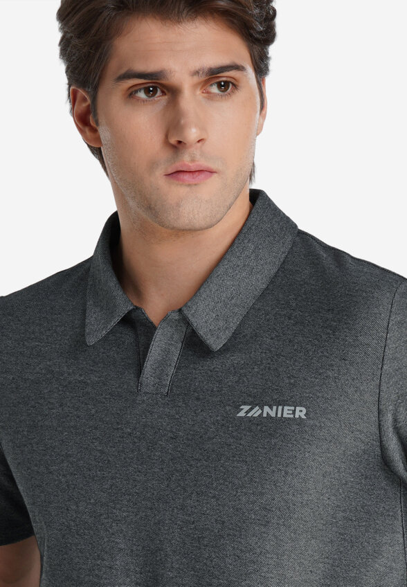 Поло мужское Zanier, Черный