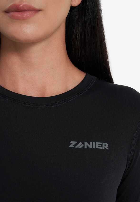 Термобелье верх женское Zanier, Черный