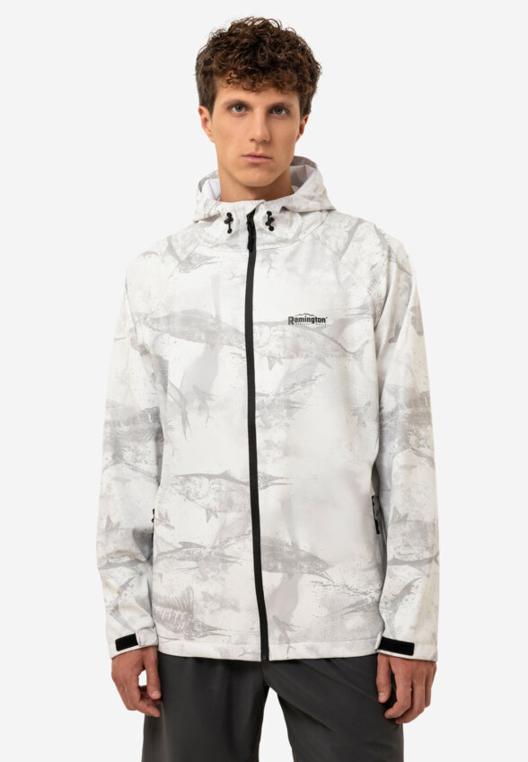 Ветровка мужская Remington Pu Fishing Rivers 2, Белый