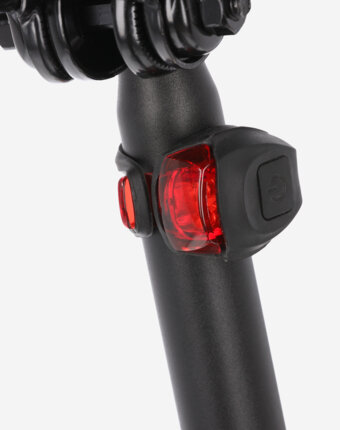 Набор габаритных велосипедных фонарей Cyclotech CFL-4/CRL-3, Черный