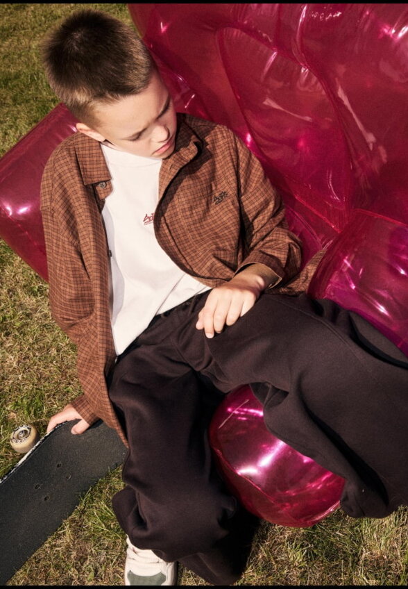 Рубашка в клетку для мальчиков