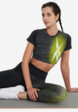 Футболка женская Reebok Lux Bold Cropped, Черный6  - превью